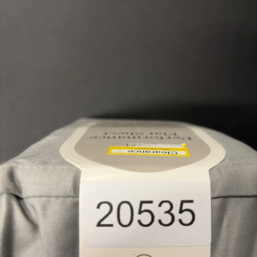 Full 400 Thread Count Performance Flat Sheet Gray - Threshold: Cotton 20535